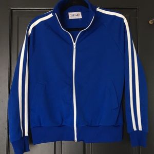 Vintage Royal Blue Track Suit Warm up Jacket M/L